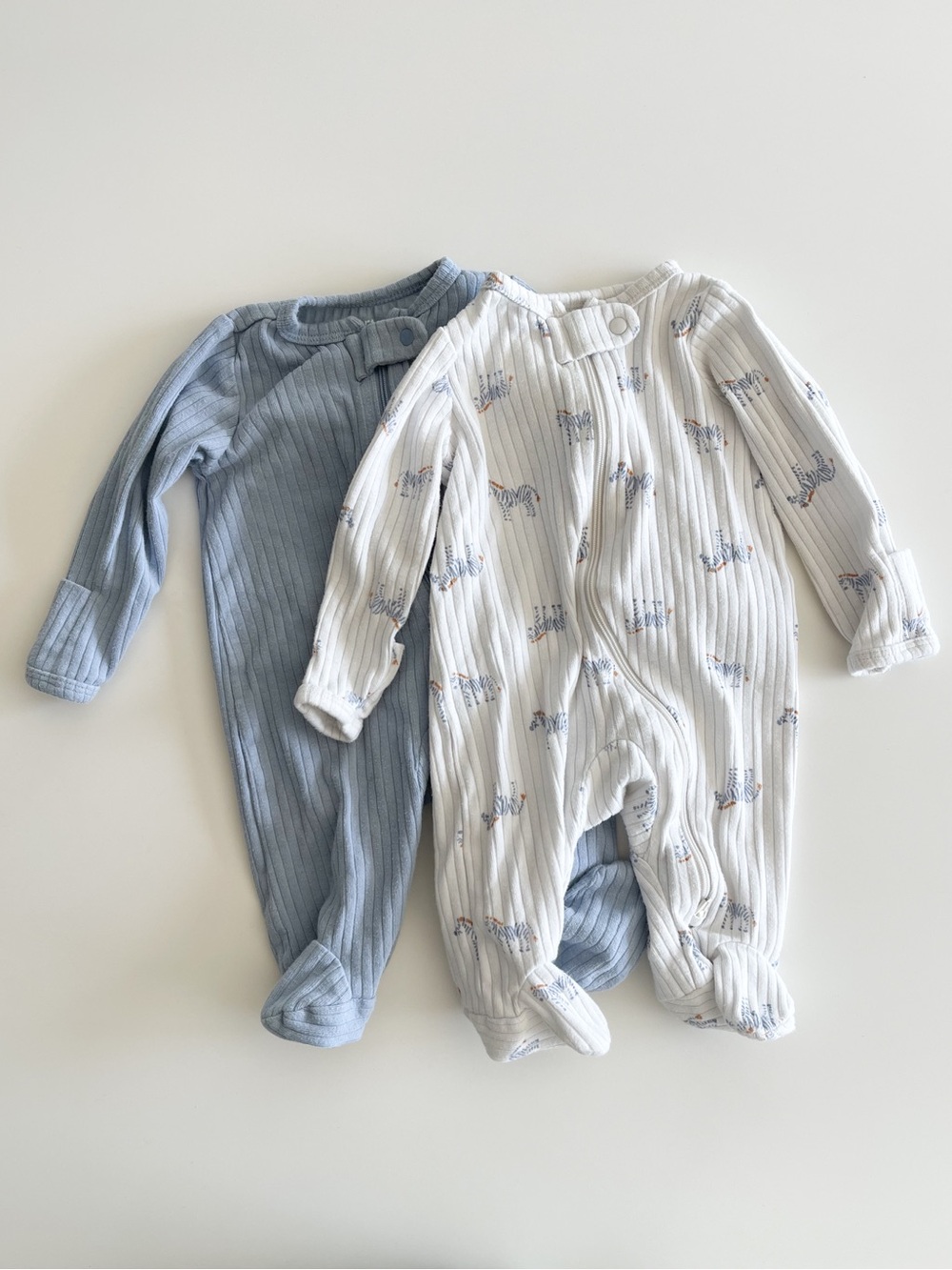 Carter's Just One You® Toddler Boys' 2pk Long Sleeve Zebra Footed Newborn